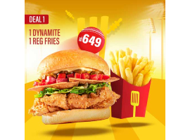 Burger Lab Offering Cricket Combo 1 For Rs.649/-
